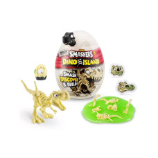 Игрушка сюрприз яйцо Smashers Dino Island Нано динозавр