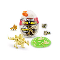 Игрушка сюрприз яйцо Smashers Dino Island Нано динозавр