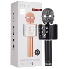 Караоке микрофон Wster WS-858 черный