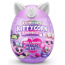 Мягкая игрушка сюрприз яйцо Rainbocorns Kittycorn Surprise 2