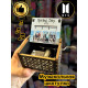 Музыкальная шкатулка детская BTS Kpop БТС Кпоп деревянная