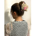 Заколка крабик краб для волос пушистый плюшевый Hello Kitty