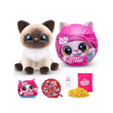 Мягкая игрушка сюрприз яйцо Зуру Pets Alive Smitten Kittens