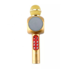 Караоке микрофон Wster WS-1816 золотой