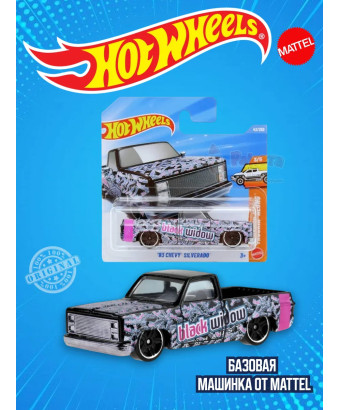 Базовая машинка Хот Вилс 83 Chevy Silverado JJJ13