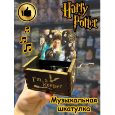 Музыкальная шкатулка Гарри Поттер деревянная