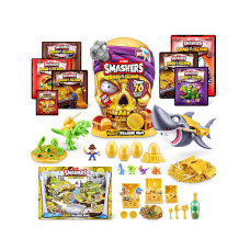 Игрушка сюрприз Зуру Smashers Dino Island Gold серый