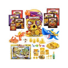 Игрушка сюрприз Зуру Smashers Dino Island Gold оранжевый